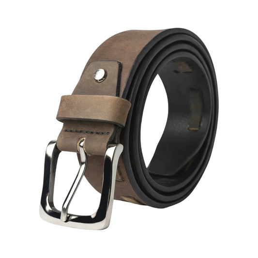 Craby Hunt Men’s Braided Leather Belt – Stylish Casual & Smart Wear