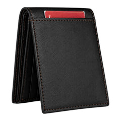Crabby Hunt Premium Leather Belt & Wallet Combo – Dammas Choco Gold Buckle Belt + Black Back Pocket Wallet Gift Set