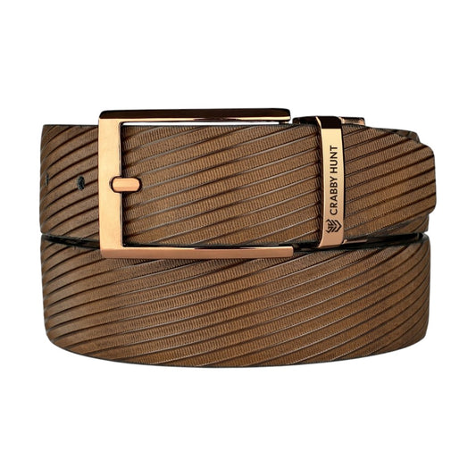 Crabby Hunt Ranger Square Reversible Belt for Men – Brown & Black