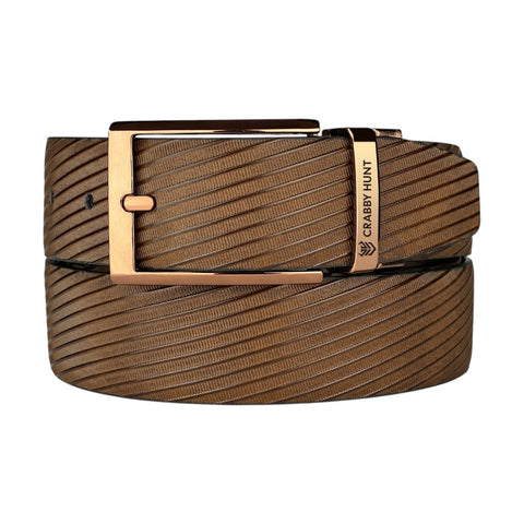 Crabby Hunt Ranger Square Reversible Belt for Men – Brown & Black