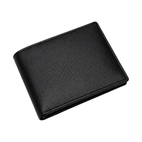 Black Leather Wallet for Men Without Zipper | Slim Classic Wallet – Crabby Hunt