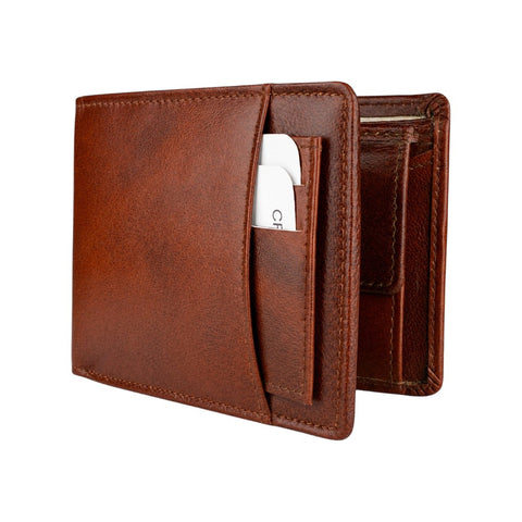 Premium Leather Wallet for Men with Card Holder | Slim Minimal Wallet – Crabby Hunt