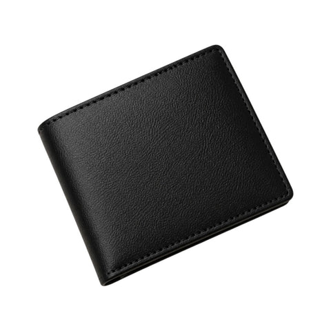 Black Leather Wallet for Men with Zipper & Coin Pocket | Slim Premium Wallet – Crabby Hunt