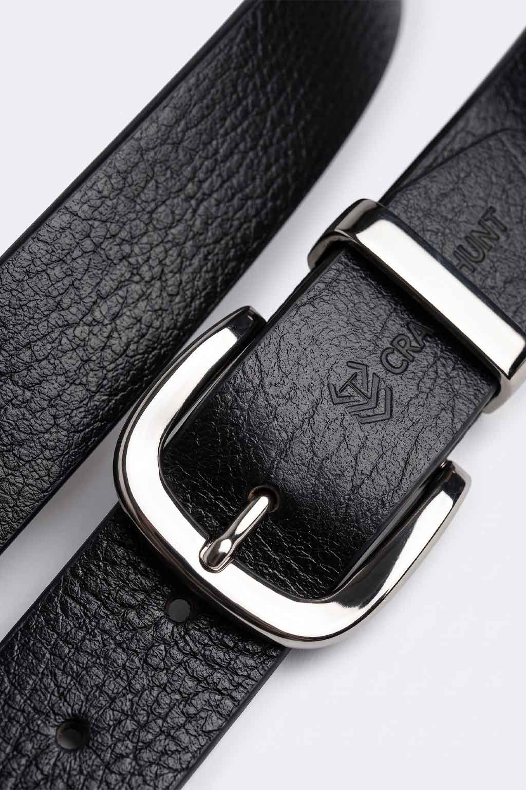 Round Gunmetal Buckle