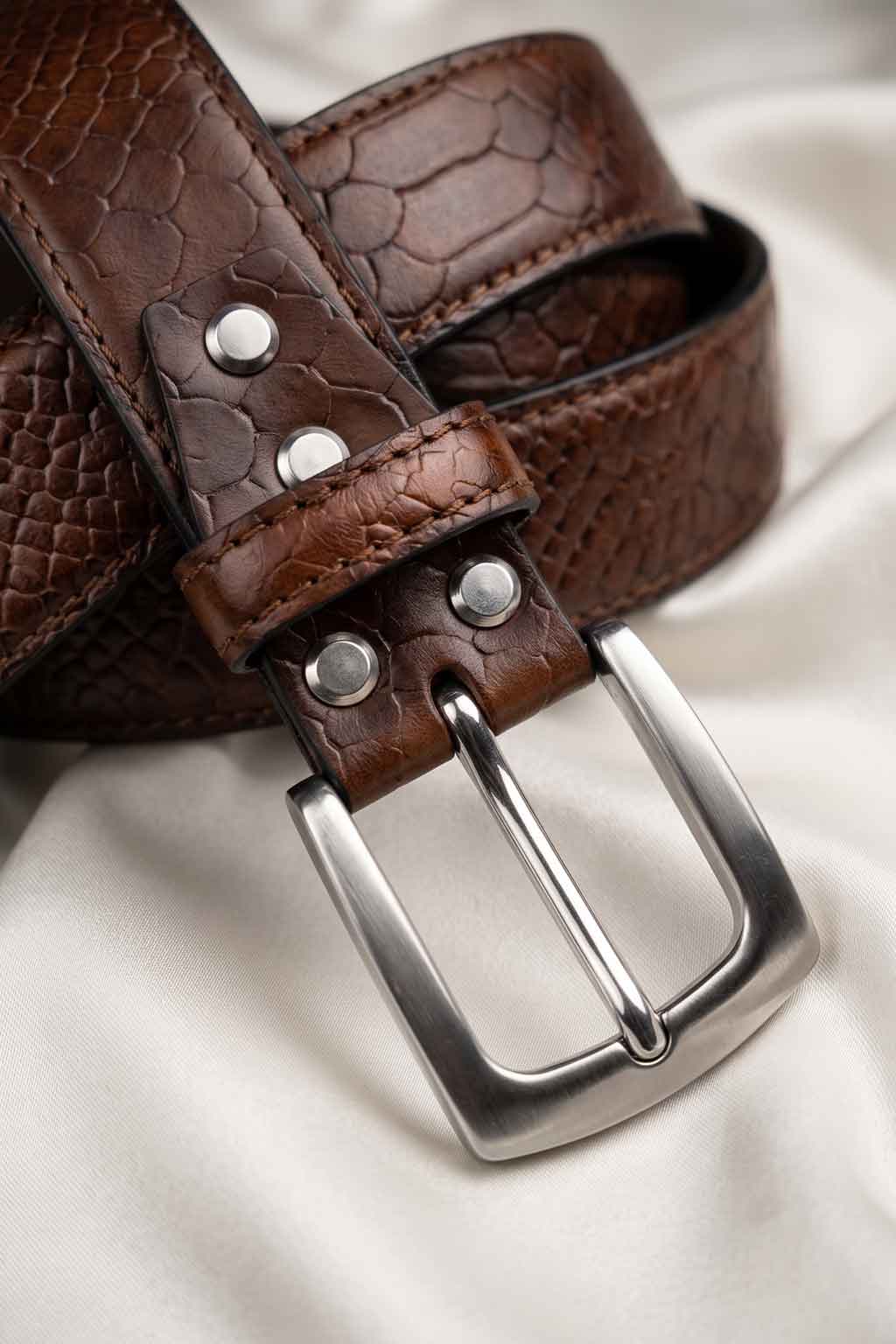 Bold Gunmetal Buckle