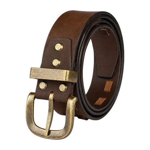 Crabby Hunt Men’s Braided Nubuck Leather Belt with Square Gun metal Buckle — Stylish Casual & Smart Wear