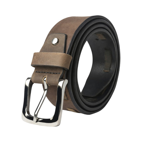 Crabby Hunt Men’s Braided Leather Belt—Stylish Casual & Smart Wear