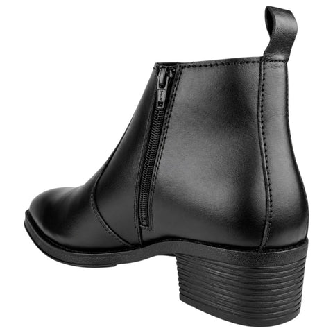 Men’s Black Side-Zip Chelsea Boots – Leather Formal & Party Wear Shoes