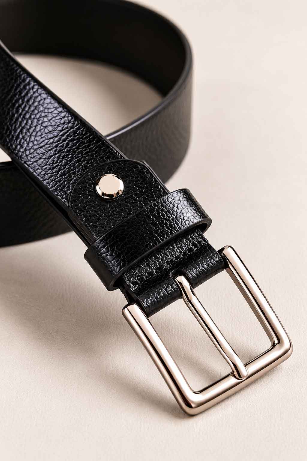 Mirror-Polished Metal Buckle