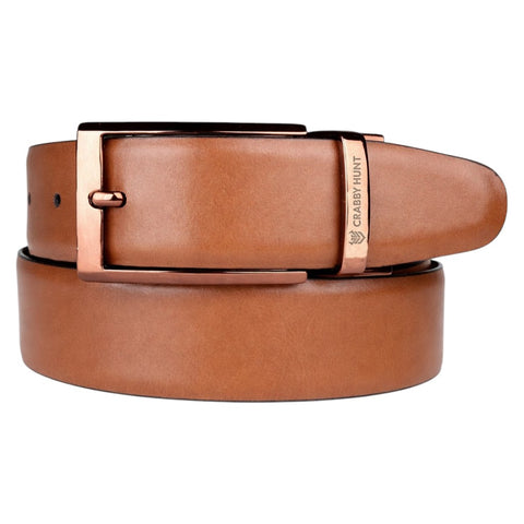 Men’s Reversible Genuine Leather Belt (Choco Brown & Black) with Metro Square Buckle