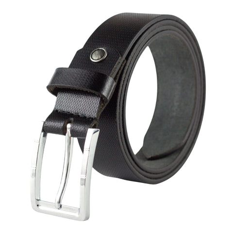 Genuine Leather Belt Combo – Classic Black & Rich Brown with Premium Buckles