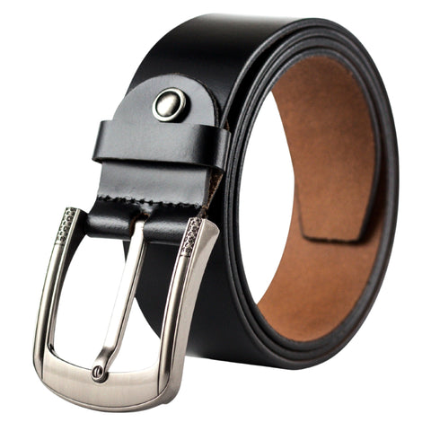 Genuine Leather Belt Combo for Men – Classic Black & Brown Belts with Stylish Buckles