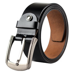 Genuine Leather Belt Combo for Men – Classic Black & Brown Belts with Stylish Buckles