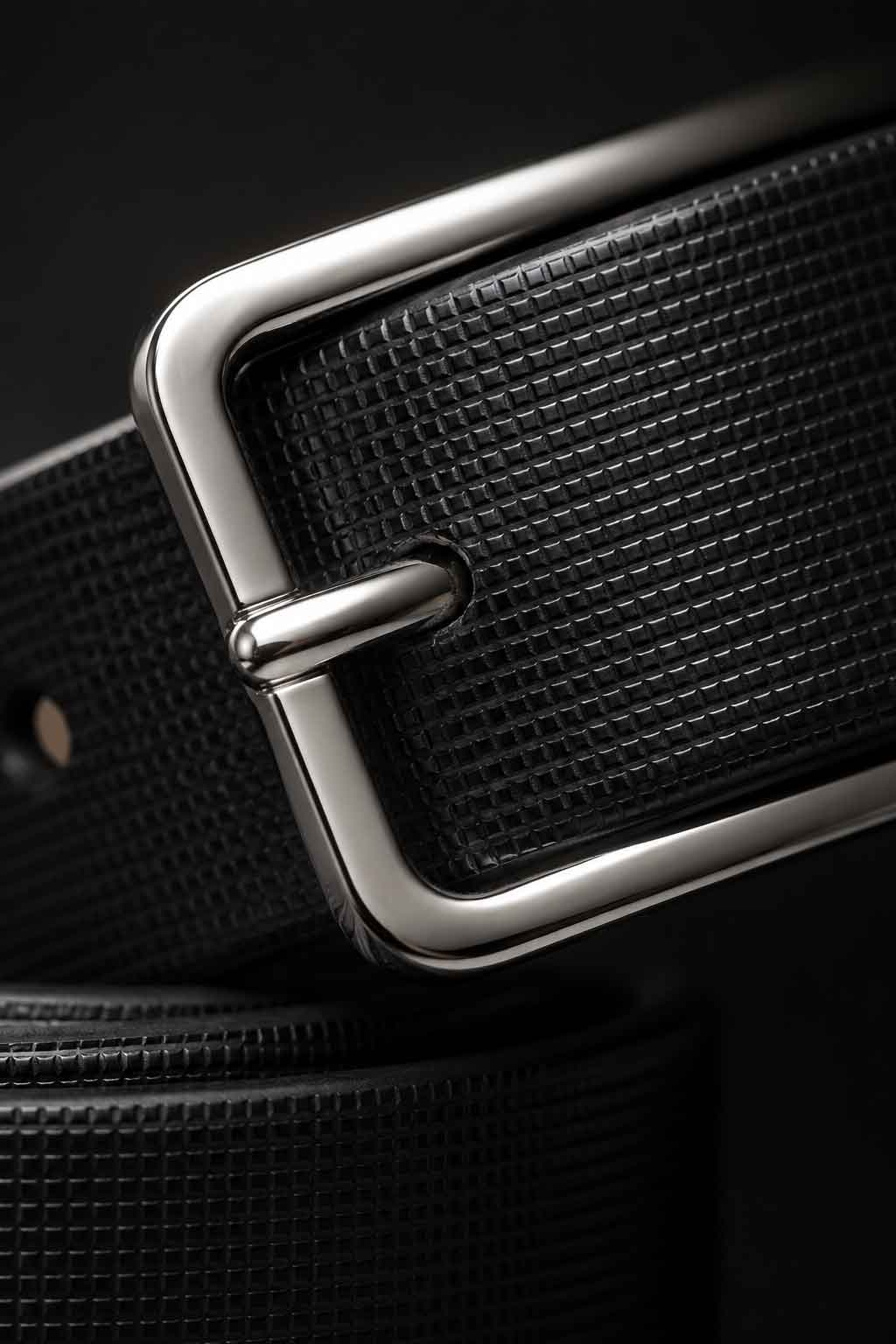 Sleek Silver-Tone Buckle