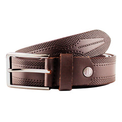 Genuine Leather Belt Combo – Classic Black & Rich Brown with Premium Buckles