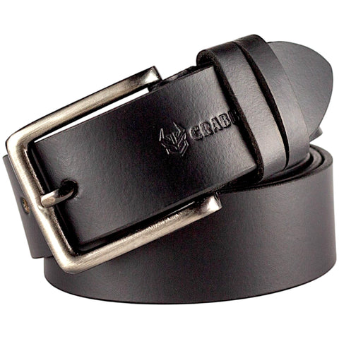 Crabby Hunt Black Leather Belt – Refined Everyday Essential