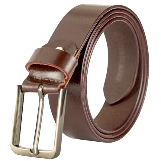 Genuine Brown Leather Belt for Casual & Formal Wear