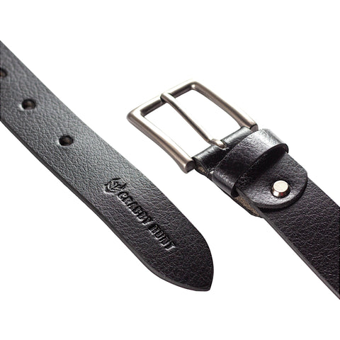 Crabby Hunt Black Leather Belt – Refined Everyday Essential