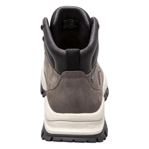Crabby Hunt Summit Trek Hiking Boot — Stone Grey Waterproof Nubuck | Men's Mid-Cut Trail Boot